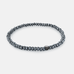8mm Hematite Bead Stretch Bracelet