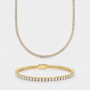 Tennis Set 3mm (Gold)