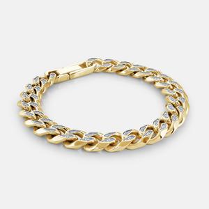Iced Out 10.5mm Cuban Link Bracelet