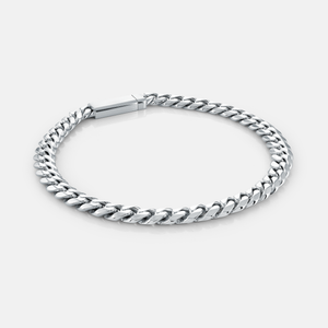 6mm Cuban Link Key-Clasp Bracelet