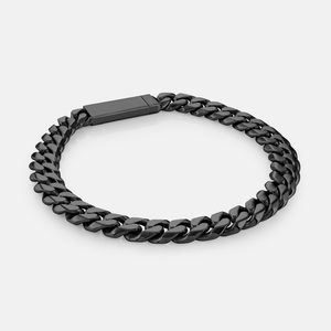 8mm Cuban Link Key-Clasp Bracelet
