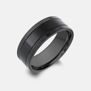Striped Tiffany Band Ring
