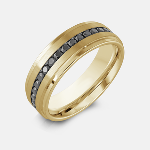 7mm Black Band Ring