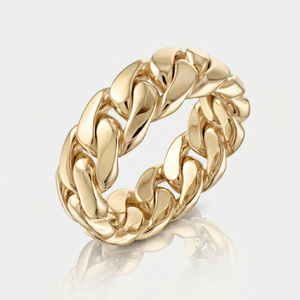 8mm Cuban Band Ring