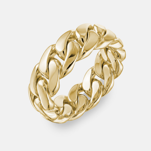 8mm Cuban Band Ring