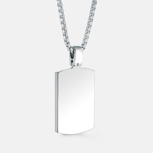 Dogtag Pendant Necklace