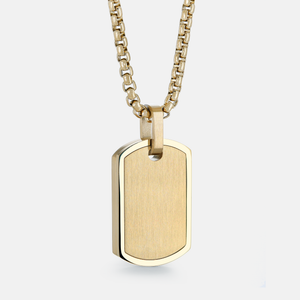 Dogtag Pendant Necklace