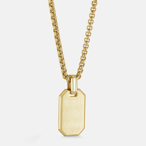 Dogtag Pendant Necklace