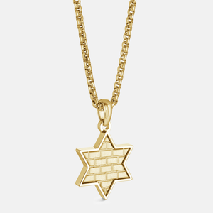 Star of David Jerusalem Wall Pendant